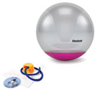 Reebok Gym Ball 55cm, Pink with Pump Reebok DVD Thumbnail